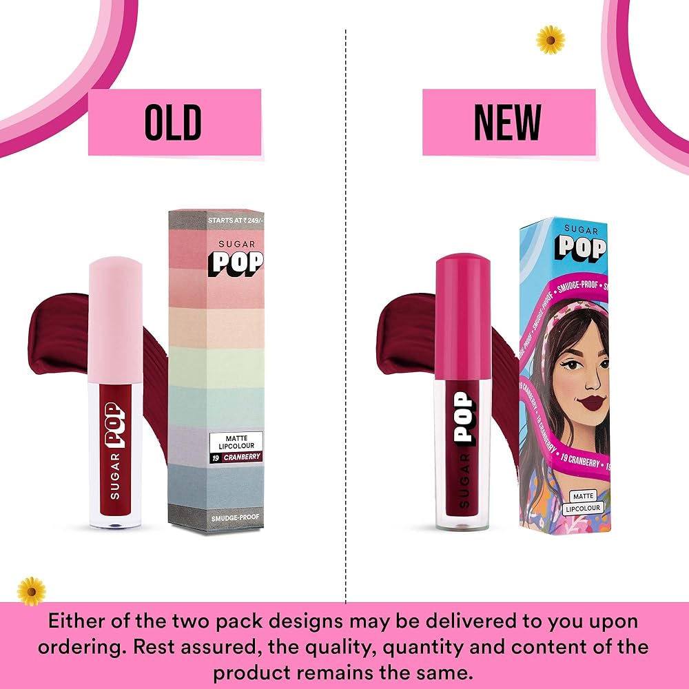 SUGAR POP 19 MATTE LIPSTICK CRANBERY SUGAR POP 19 MATTE LIPSTICK CRANBERY